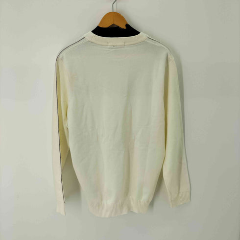 ロロピアーナ Loro Piana フロント刺繍 カシミヤ混 クルーネックウールニット メンズ 4XL