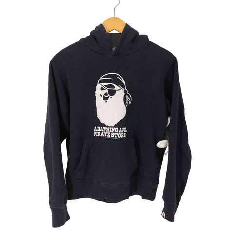 アベイシングエイプ A BATHING APE APE HEAD LOGO HOODIE パイレーツストア フロントエイプヘッド プリントスウェット メンズ JPN:M