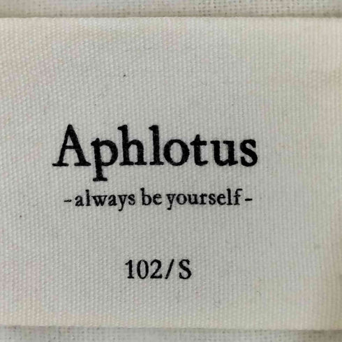 Aphlotus パイピングスリットデザイン ロングシャツ レディース JPN:S