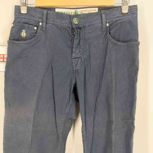 ルイジボレッリ LUIGI BORRELLI LUXURY VINTAGE イアリア製 ボタンフライ ストレッチ コーデュロイパンツ メンズ ITALY:32