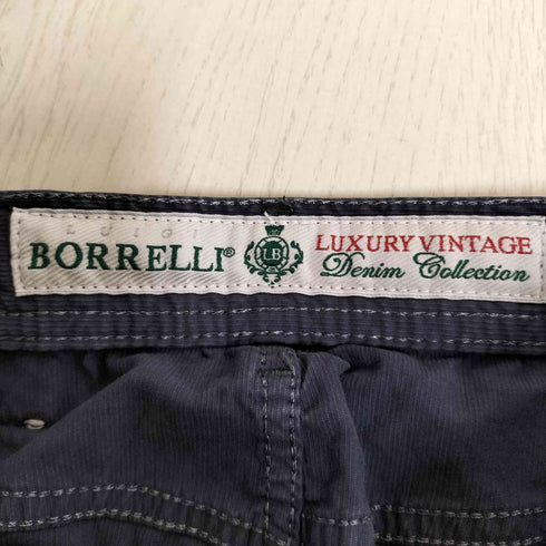 ルイジボレッリ LUIGI BORRELLI LUXURY VINTAGE イアリア製 ボタンフライ ストレッチ コーデュロイパンツ メンズ ITALY:32