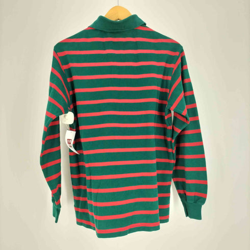 シュミーズラコステ CHEMISE LACOSTE ロゴ 刺繍 ボーダー柄 L/S ポロシャツ メンズ US:4