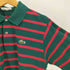 シュミーズラコステ CHEMISE LACOSTE ロゴ 刺繍 ボーダー柄 L/S ポロシャツ メンズ US:4