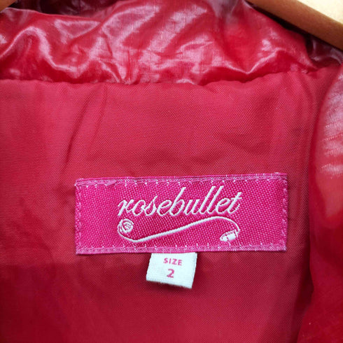 ROSEBULLET フーデッドダウンジャケット レディース JPN:2