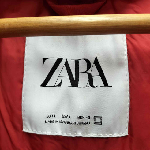 ザラ ZARA フーデッドパフジャケット メンズ JPN:L