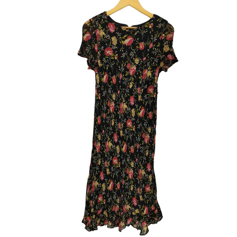 KATHLEEN SOMMERS MADE IN THE USA 花柄レーヨンS/Sワンピース レディース