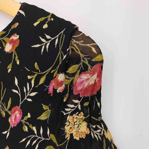 KATHLEEN SOMMERS MADE IN THE USA 花柄レーヨンS/Sワンピース レディース