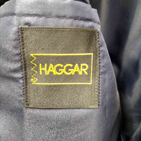 ハガークロージング HAGGAR 2B 紺ブレ 金ボタン テーラードジャケット メンズ
