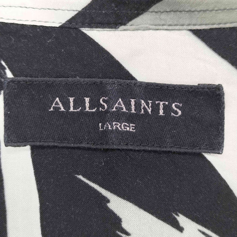 オールセインツ ALLSAINTS 総柄開襟レーヨンシャツ メンズ JPN:L