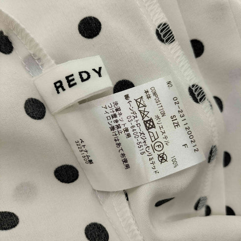 レディアゼル REDYAZEL 23SS デコルテあきシアーフリル袖ブラウス レディース FREE