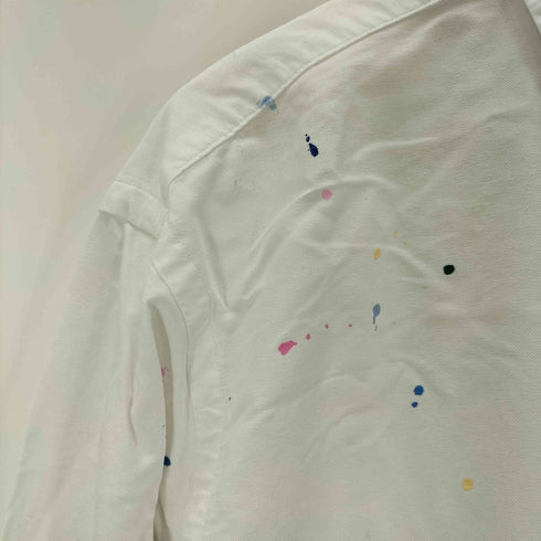 ポロラルフローレン POLO RALPH LAUREN ペイントプリント オックスフォードシャツ メンズ XXL