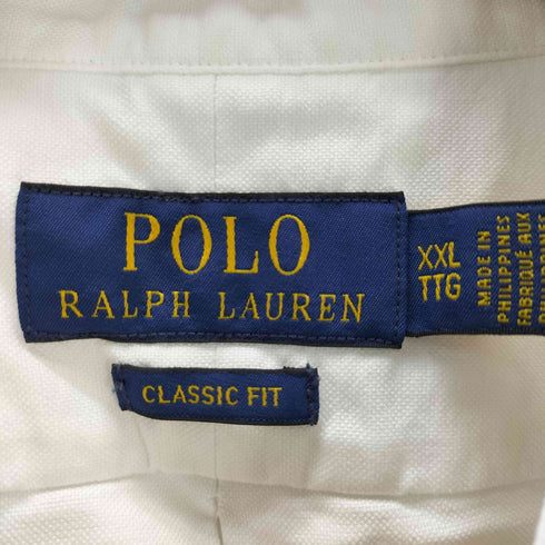 ポロラルフローレン POLO RALPH LAUREN ペイントプリント オックスフォードシャツ メンズ XXL