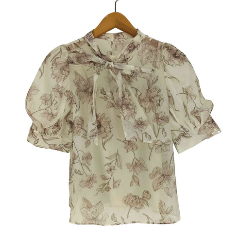 ウィルセレクション WILLSELECTION 23SS ウォーターラインフラワーブラウス レディース JPN:M