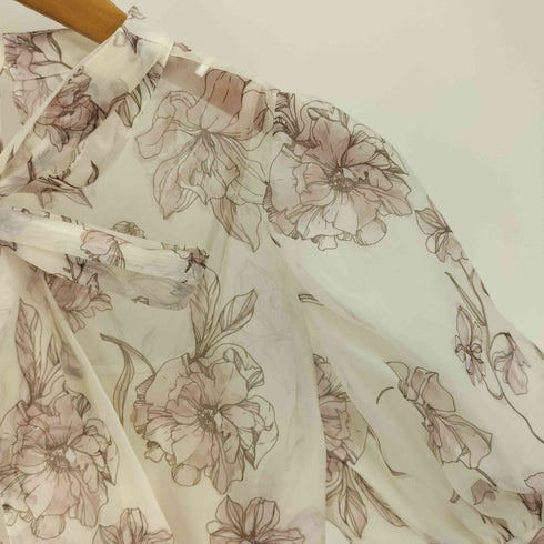 ウィルセレクション WILLSELECTION 23SS ウォーターラインフラワーブラウス レディース JPN:M