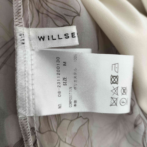 ウィルセレクション WILLSELECTION 23SS ウォーターラインフラワーブラウス レディース JPN:M