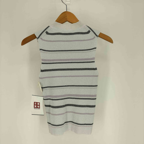 リエンダ rienda 24SS スリーブレス ラメ ウォッシャブル Knit TOP レディース FREE