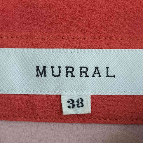 ミューラル MURRAL バイカラー フリルブラウス レディース 38