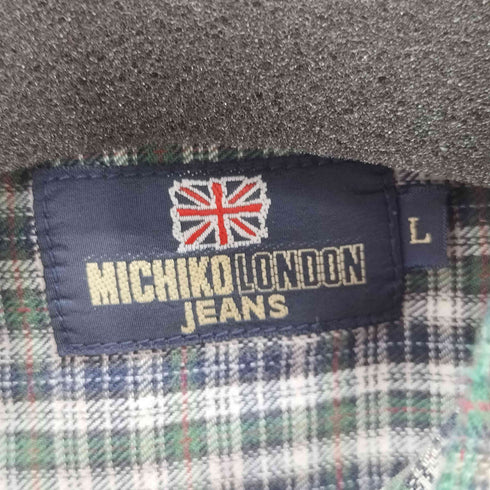 ミチコロンドン MICHIKO LONDON BD L/S チェックシャツ メンズ import:L