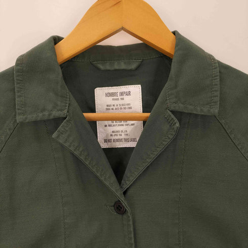 ノンブルアンペール NOMBRE IMPAIR Military Shirt Jacket レディース FREE