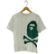 アベイシングエイプ A BATHING APE プリントデザイン クルーネックTシャツ メンズ M