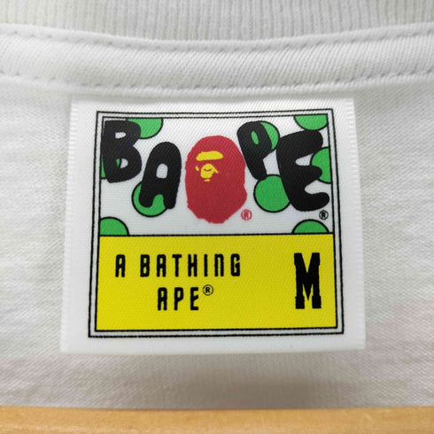 アベイシングエイプ A BATHING APE プリントデザイン クルーネックTシャツ メンズ M