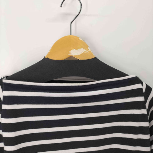 トラディショナルウェザーウェア Traditional Weatherwear WIDE BOAT/N 3/4 SLV OP ワイドボートネックボーダーワンピース レディース import:S