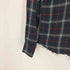 切りっぱなし スナップボタンチェックシャツ メンズ JPN:M
