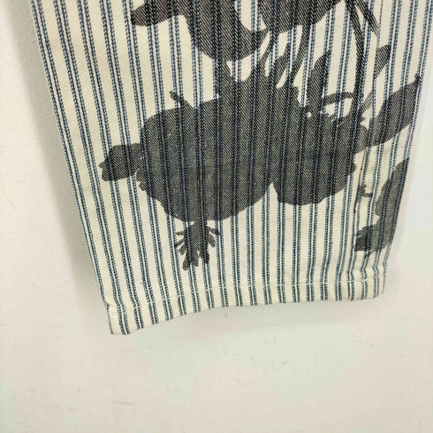 ヴィヴィアンウエストウッド アングロマニア Vivienne Westwood ANGLOMANIA 花柄ストライプパンツ レディース US:26-27