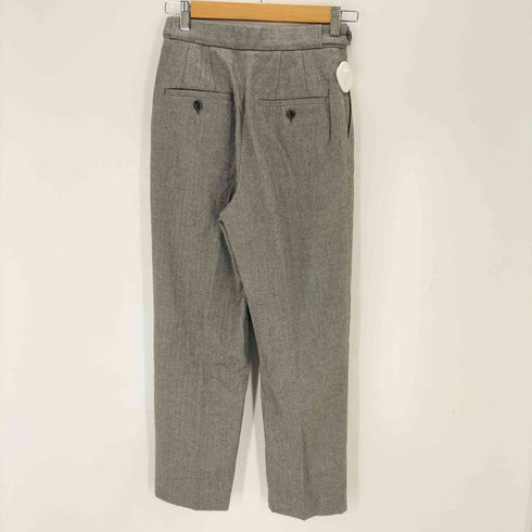 ユナイテッドアローズグリーンレーベルリラクシング UNITED ARROWS green label relaxing ホームスパン ハイチェスト パンツ ―帯電防止― レディース JPN:36