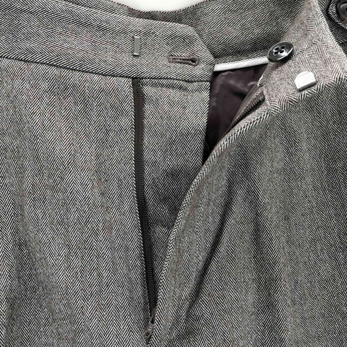 ユナイテッドアローズグリーンレーベルリラクシング UNITED ARROWS green label relaxing ホームスパン ハイチェスト パンツ ―帯電防止― レディース JPN:36