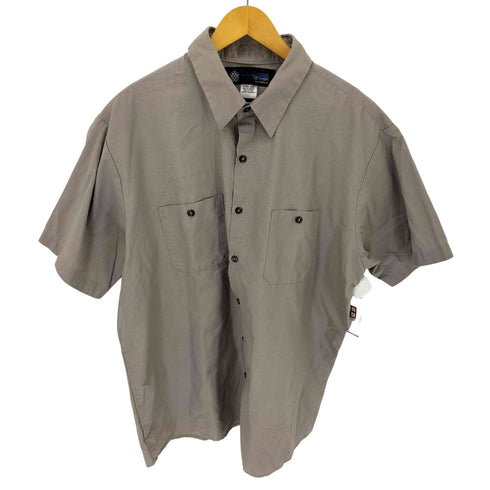 Uni Weave ポリ コットン S/S ワークシャツ メンズ XXL
