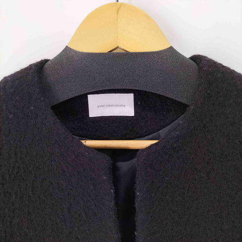 グリーンレーベルリラクシング GREEN LABEL RELAXING ダブルシャギーハーフコート レディース JPN:38