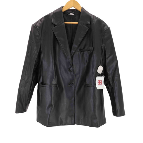 エイチアンドエム H&M エコレザーテーラードジャケット メンズ JPN:M