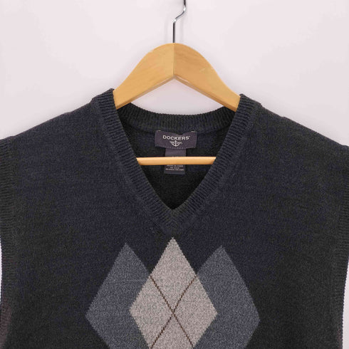 ドッカーズ DOCKERS アーガイル アクリルべスト メンズ JPN:L