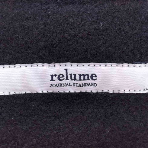 ジャーナルスタンダードレリューム JOURNAL STANDARD relume ウールノーカラージャケット レディース FREE