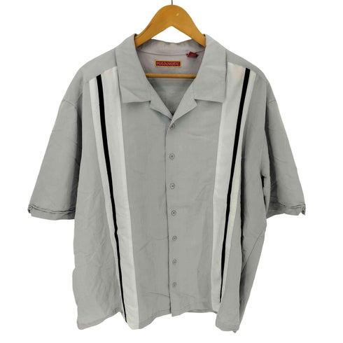 ハバネラ HAVANERA レーヨン ポリ フロントライン 開襟 S/S シャツ ビッグサイズ メンズ 2XL