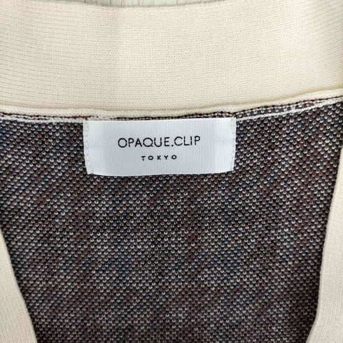 オペークドットクリップ OPAQUE.CLIP ジャカードカーディガン レディース JPN:M