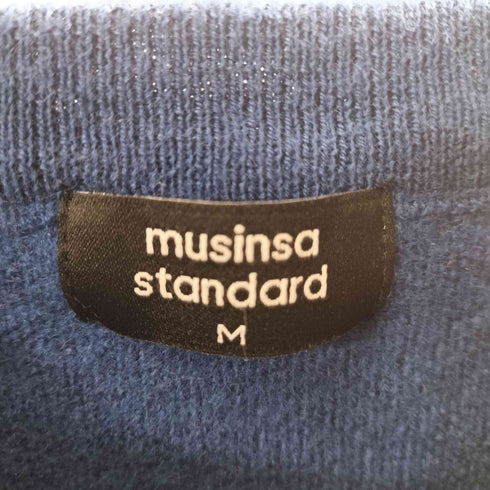 MUSINSA STANDARD ウール混クルーネックニット メンズ JPN:M