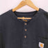 カーハート Carhartt Black Long-Sleeve Work T-Shirt メンズ JPN:L