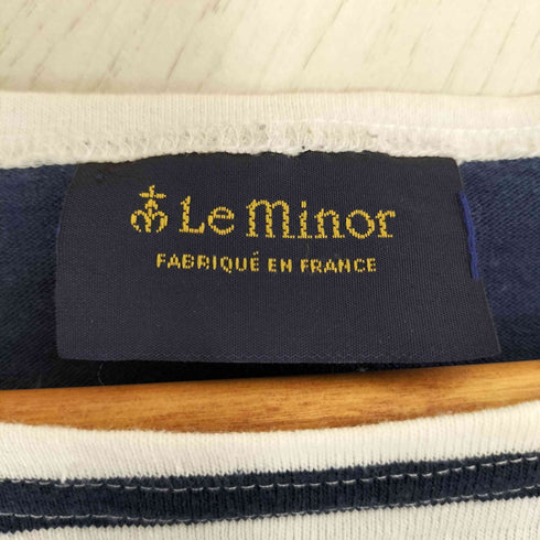 ルミノア Le minor 別注 クレイジーパターン ビッグ バスクシャツ レディース FREE