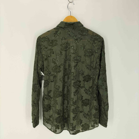 シアー花柄シャツ レディース ONE SIZE