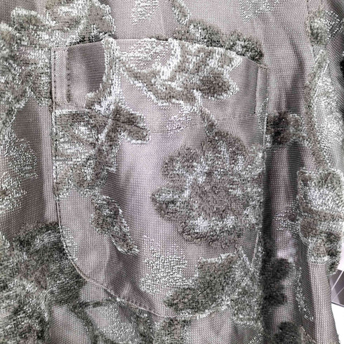 シアー花柄シャツ レディース ONE SIZE