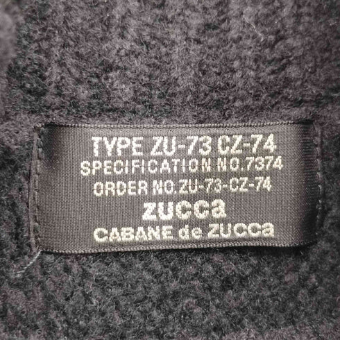 カバンドズッカ CABANE de ZUCCa モックネック エルボーパッチ サイドスリット ニット レディース