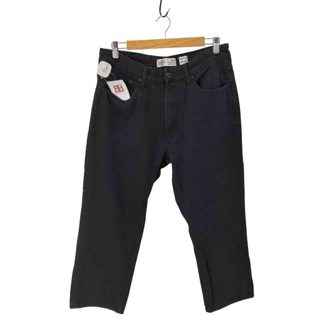 シャカウェアー SHAKA WEAR ブラックデニムワイドパンツ メンズ 36/30