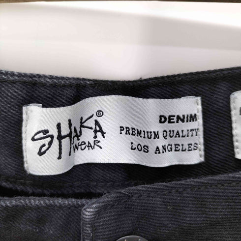 シャカウェアー SHAKA WEAR ブラックデニムワイドパンツ メンズ 36/30