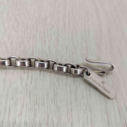シーケーカルバンクライン ck Calvin Klein 925刻印 デザインブレスレット メンズ