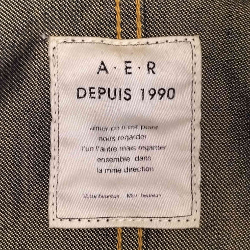 アダムエロペ Adam et Rope AER DEPUIS 1990 メタリック デニムカバーオール レディース 40