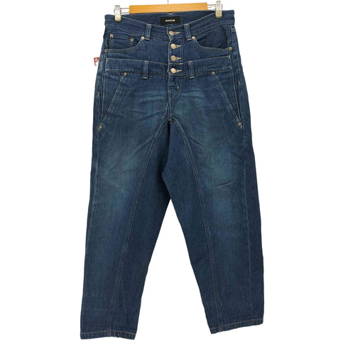 ズッカ ZUCCa ボタンフライ デニム サルエル パンツ レディース JPN:S