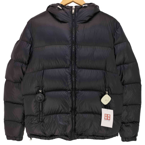 ザラ ZARA 短丈 裾ドローコード フーデッド ダウンジャケット メンズ import:S