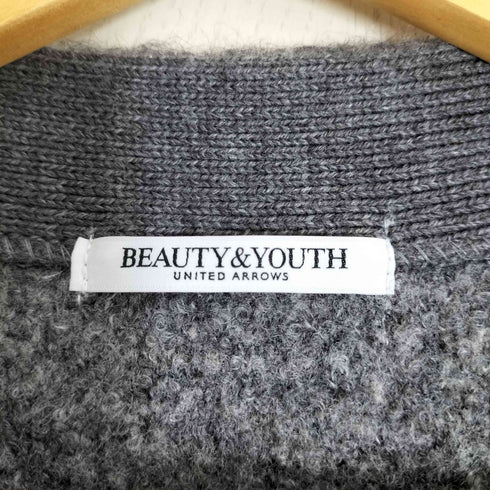 ビューティーアンドユースユナイテッドアローズ BEAUTY & YOUTH UNITED ARROWS シャギーニット Vネック カーディガン レディース